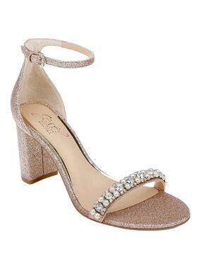 BADGLEY MISCHKA | Jewel Daylann Block Heel Evening Sandals